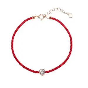 [제이로사] 14k 비비드 비쥬 타이 베젤 실팔찌