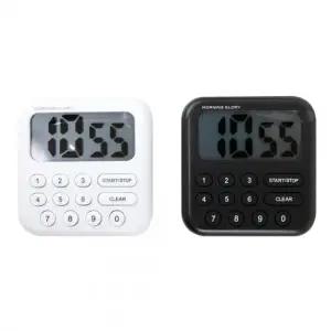 모닝글로리 천0 비움 숫자 패드 스톱워치 - 운동 요리 공부용 학습용 다기능 타이머 뽀모도로