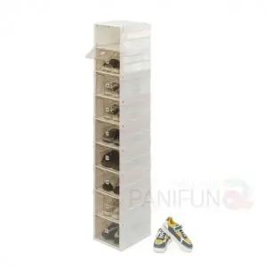 ( )접이식 9단 신발정리함 슈즈케이스 신발수납장 신발정리케이스 운동화보관함 신발보관