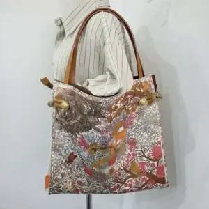 [애슬릿] 지퍼 에코백 여성 숄더 토트 예쁜 튼튼한 천가방