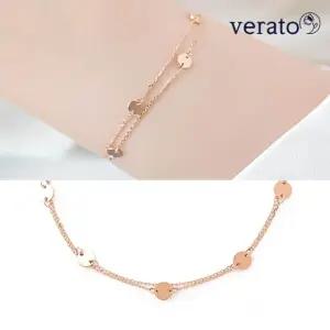 베라토 14K 모노 심플 서클 팔찌