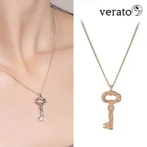 베라토 14K 엔틱 열쇠 목걸이