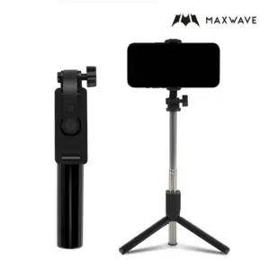 맥스웨이브 블루투스 셀카봉 삼각대 무선 스마트폰 거치대