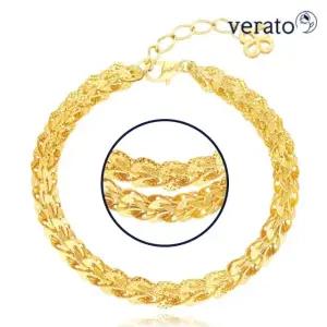 베라토 14K 허니 컷팅 볼륨 팔찌