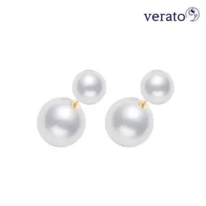베라토 14K 스와로브스키 진주 귀걸이