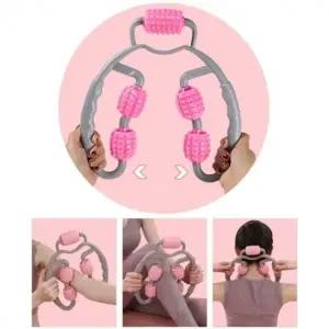 (색상 핑크)필라테스 헬스 홈트 마사지 롤러링 운동 기구