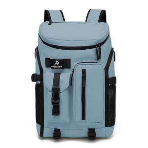 eAj 짐 더플 테니스백 백팩 4방향 방수, 여행용 스포츠 하이킹 노트북용 신발 수납공간 포함 (회색)