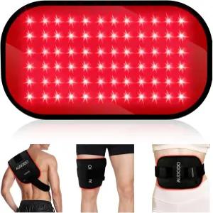 신체용 적광 요법 적외선 타이머가 있는 벨트 660nm 및 850nm 휴대용 온열 패드 뒷 어깨 무릎 손용