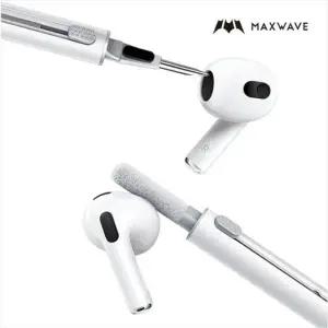 맥스웨이브 이어폰 청소 키트 버즈 아이팟 세척 도구 펜형 클리너 키보드 카메라