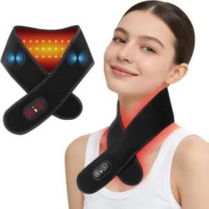 열과 마사지로 목을 하는 레드 라이트 테라피 660nm 및 850nm 적외선 패드 손 발목 3000mAh 충전식