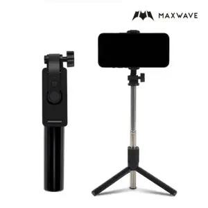 맥스웨이브 블루투스 셀카봉 삼각대 무선 스마트폰 거치대