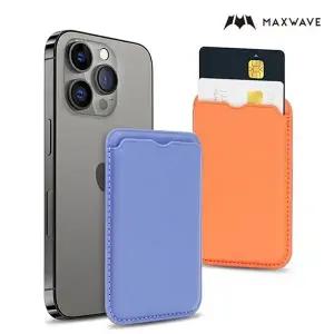 맥스웨이브 맥세이프 핸드폰 카드지갑 슬림 자석 부착식 카드 수납 홀더