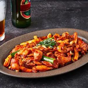 [G]고기고집 닭다리살 양념 닭갈비 500g 8팩