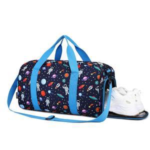 eAj 소년용 더플백, RAVUO 방수 여행 가방 오버나이트 백 위켄더 신발 수납공간과 젖은 포켓 공간이 있는 체육관 스포츠용 가방 휴대하기