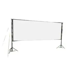 200인치 스크린 암막 야외 차단 빔프로젝터 캠핑 완전 대형 16대9 공연장 150인치