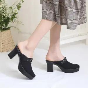 [라일리] Rly 펌프스 슬링백힐 펌프스힐 키높이 하이힐 여성신발