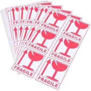 DIYEAH 43장 세트당 이동 및 배송 스티커를 위한 안전한 운송을 접착식 뒷면 라벨 패키지