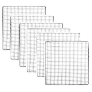 6팩 스테인리스 키친 x 12인치 13인치, 건조 스틸 지원 프로 탈수기 매직 밀 트레이 바이오셰프 애리조나 교체용 업그레이드 브라이트 호환,