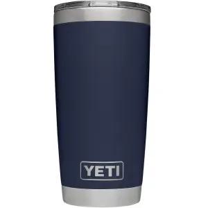 YETI 램블러 20온스 텀블러, 스테인리스 스틸, 진공 단열 MagSlider 뚜껑, 네이비