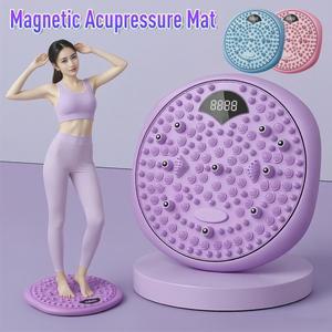 허리 비틀기 디스크 타입-C 충전 자기 지압 매트 미끄럼 방지 스마트 호환 카운팅 트위스트 머신 바디 쉐이