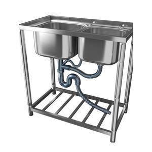 소형 싱크대 조리대 사무실 가정용 단독 37x31 일체형 휴게실 세면대 스텐 수전 배수구