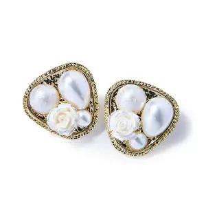 [NS홈쇼핑](삽)펄트리 진주장식브로치+진주귀걸이 2종[35787780]