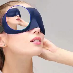 쌍문상회 네이비 3D 입체형 휴식용 편안한 암막 꿀잠 수면안대