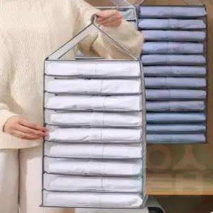 굿마켓 9단 옷 수납 행거 속옷수납함 팬티정리함 행잉정리함