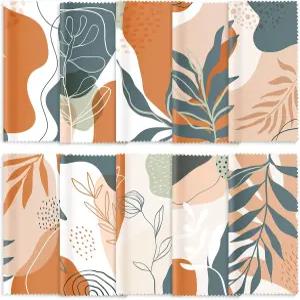 신모에 20개 안경용 극세사 클리닝 천 귀여운 보호 추상 디자인 부드러운 다색 클리너 카메라 렌즈 휴대폰