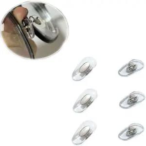 레이밴 RB3549 RB4071 RB6336 RB7140 RB8415 안경 지지대용 교체용 코 패드 실리콘 미끄럼 방지 푸시인 3쌍