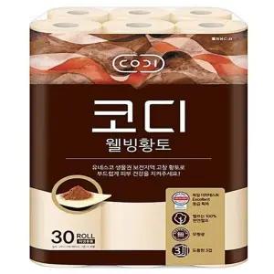 코디 라벤더 화장지 30롤 3겹 30m 두루마리 휴지 x3SET(SH) (46611441)