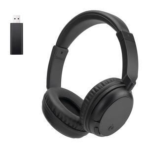 queemie 블루투스 5.3 tv 헤드폰, usb 있는 및 노인용 송신기가 청소년 온이어 무선 헤드셋 헤드밴드 오버이어 성인, 초경량 헤드셋, 접이식