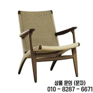 #원목 가구 수공예 종이끈 및 프레임 CH25 이지 체어 (가정용)