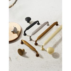 청동 주방 손잡이 튼튼한 소박한 교체 옷장 찬장 파일 당김 골동 문짝 자유로운 캐비닛용