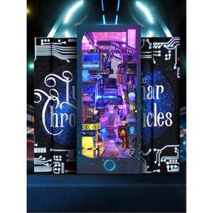 공예 책꽂이 미니 스탠드 다리 수집 인테리어 요정 나무 테이블 사무실 장벽 핑크 북트리