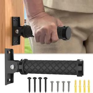 벽용 그랩 바 뒤집기 노인 장애인 미끄럼 방지 보조 핸드 레일 벽 출입구 계단용 손잡이 (1팩)