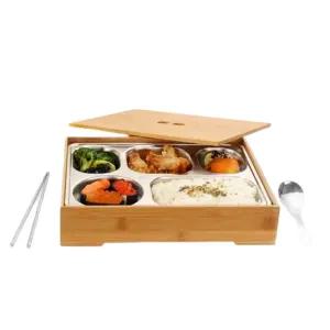 도시락 상자 일본 감성 벤또 대나무 피크닉 용기 찬합 가정식