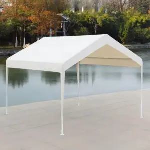 조립식 주차장 캐노피 비막이 야외 차양막 테라스 방수 창고 렉산 그늘막