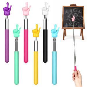 학교 교육 컨퍼런스 위한 스틱 기업 프레젠테이션을 6개의 가능한 텔레스코픽 교사 핸드