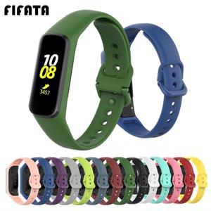 FIFATA 실리콘 밴드  호환 갤럭시 호환 핏 2 SM-R220 스트랩 교체 스포츠 팔찌 손목 Fit2 스마트 워치