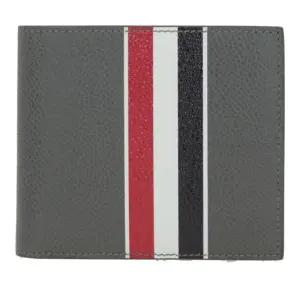 버티컬 트리컬러 스트라이프 페블 가죽 반지갑 UAW092A 00198025