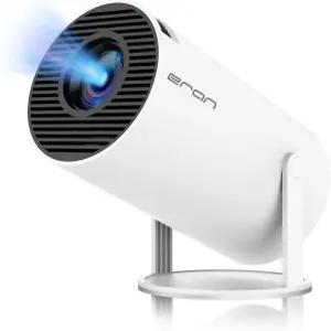 미니 휴대용 프로젝터 듀얼 밴드 WIFI6 5G 무선 5.0 블루투스 안드로이드 11 160 ANSI 180° 회전 가능