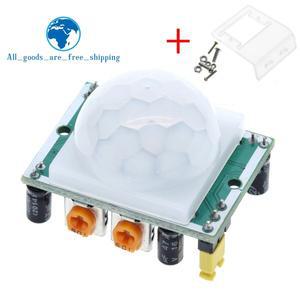 TZT 1/3pcs HC-SR501 라즈베리 파이 키트 용 arduino IR 초전기 적외선 모션 센서 감지기 모듈 조정