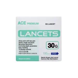 에이스란셋 30g 100개입 유통기한 26년 4월 당뇨측정