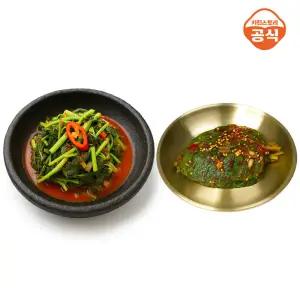[롯데백화점]키친스토리 빅마마 이혜정의 맛있는 보리열무김치 5kg+깻잎김치1kg (총 6kg)