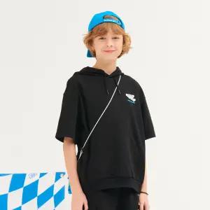 [오션스카이] [2color] 남아 코튼 후드 반팔티