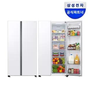 삼성 비스포크 RS84DG5002WW 양문형 냉장고 852리터 스노우 화이트