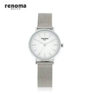 슬림 화이트 여성 메쉬시계 RE5485L WH