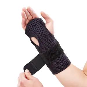 컴포트밴드 나이트 슬립 손목 보호대 터널 건염 및 관절염 를 위한 조절 가능한 쿠션 지지대 양손에 한