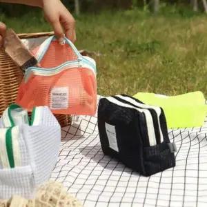 [골드스마일]여성 여행용 파우치 메쉬 이너백 화장품 정리 가방 다용도 백